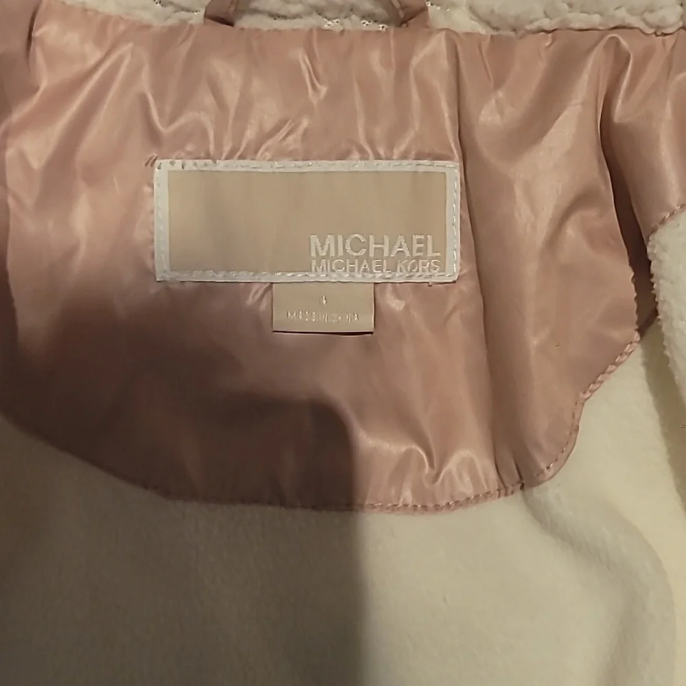 Michael Kors Toddler Puffer Jacket Pink ToddlerGirls Size 4